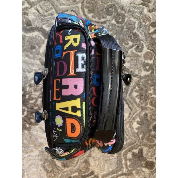 Vera Bradley FROM A TO VERA Rolling Backpack Carry On Luggage Suitcase - Picture 12 of 12